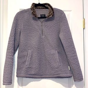 Abercrombie & Fitch Sherpa Quarter Zip